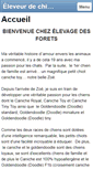 Mobile Screenshot of elevagedesforets.com