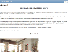 Tablet Screenshot of elevagedesforets.com